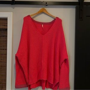 Free People Pink Sweater M/L